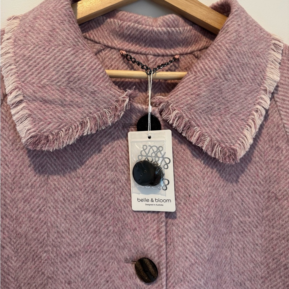 NWT Belle & Bloom Wool Coat - Picture 5 of 6